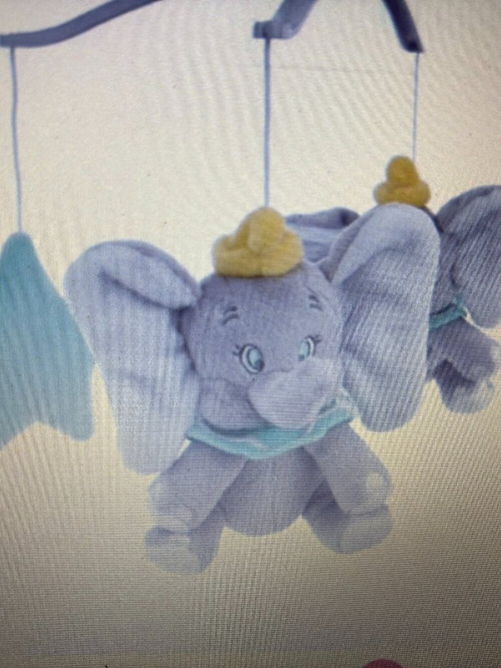 Real Disney baby crib DUMBO toy  MOBILE
